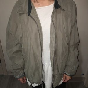 Army green outwear jacket